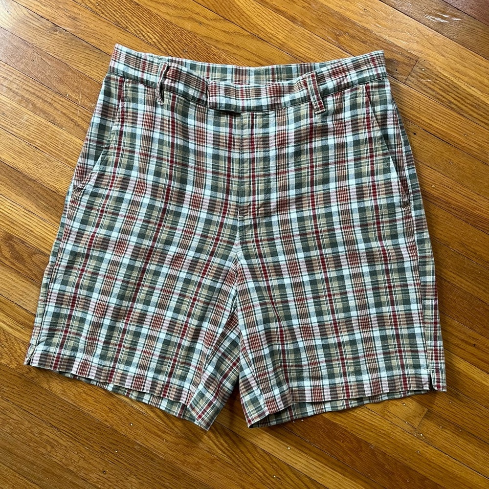 Old Navy Plaid Bermuda Shorts